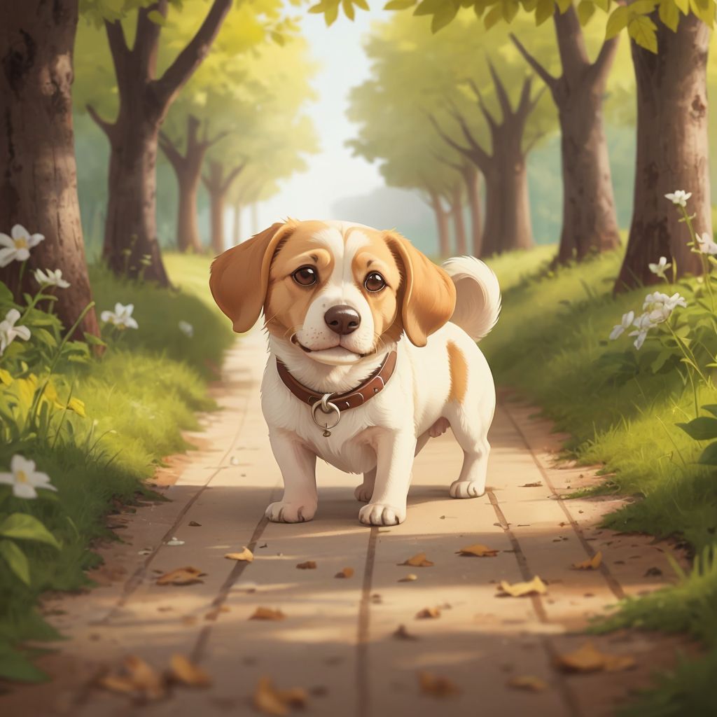 Bandit the dog goes to the bakery 