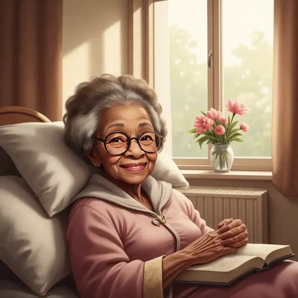 Grandma and the cats