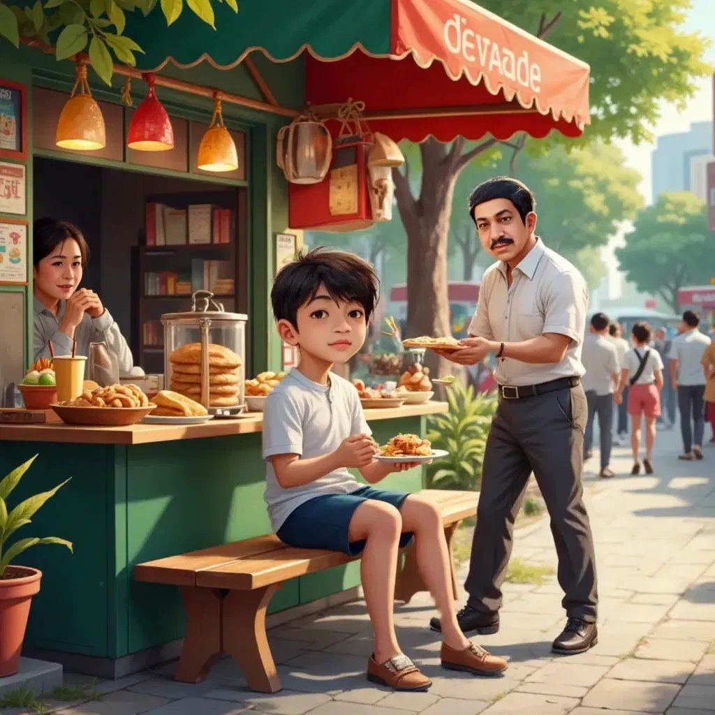 Kucing Cerdik dan Roti Canai