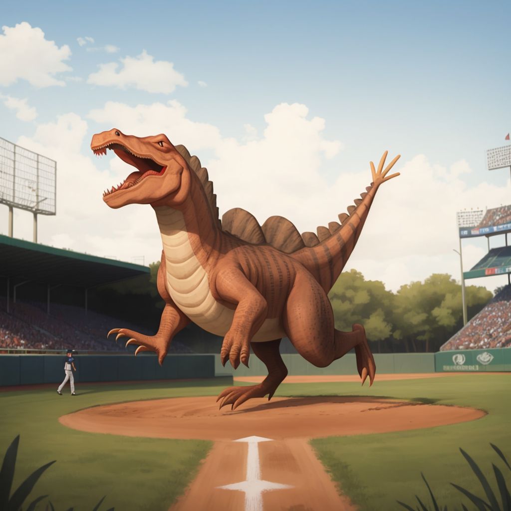 Spike the Spinosaurus: A Baseball Adventure