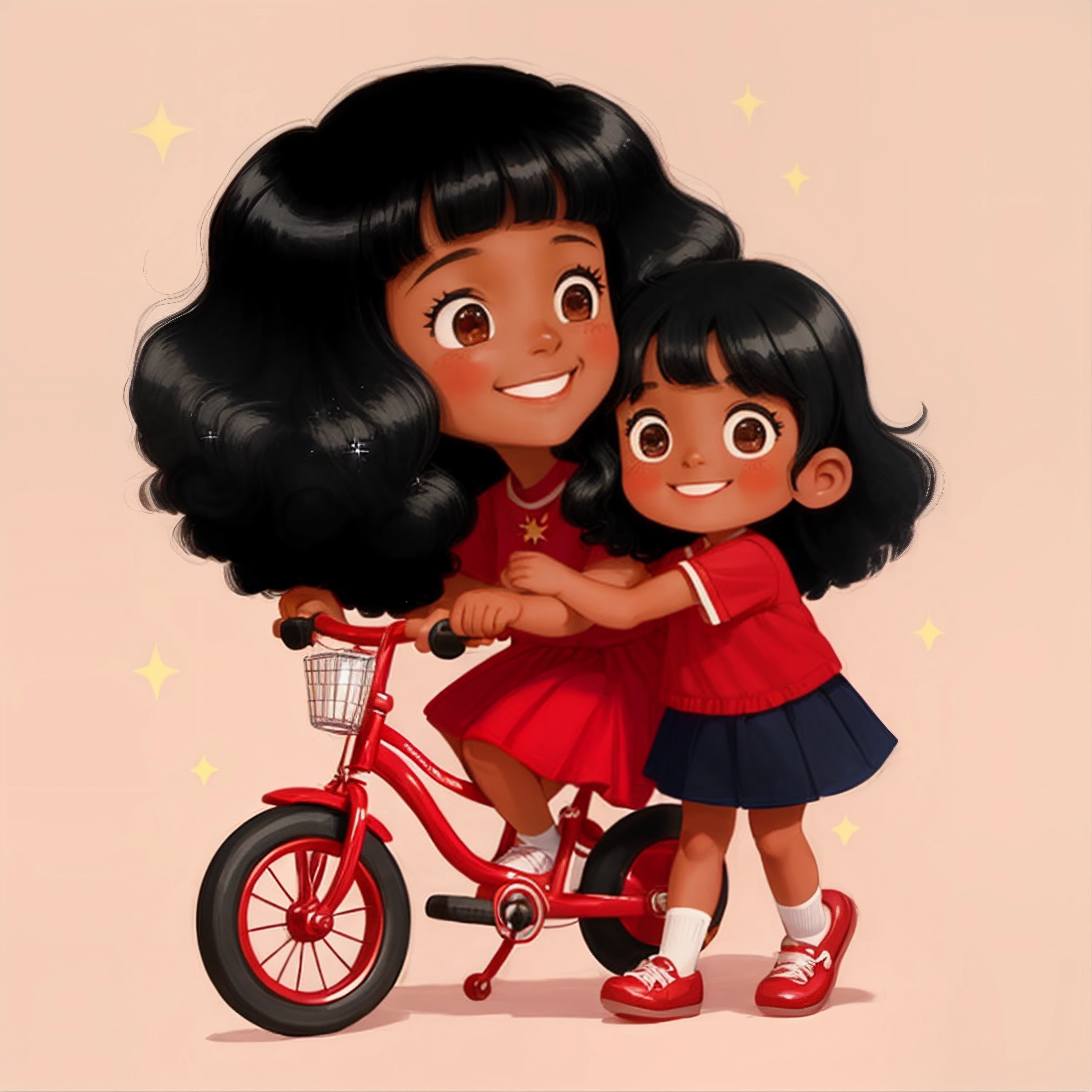 Tasha's Shiny Red Tricycle