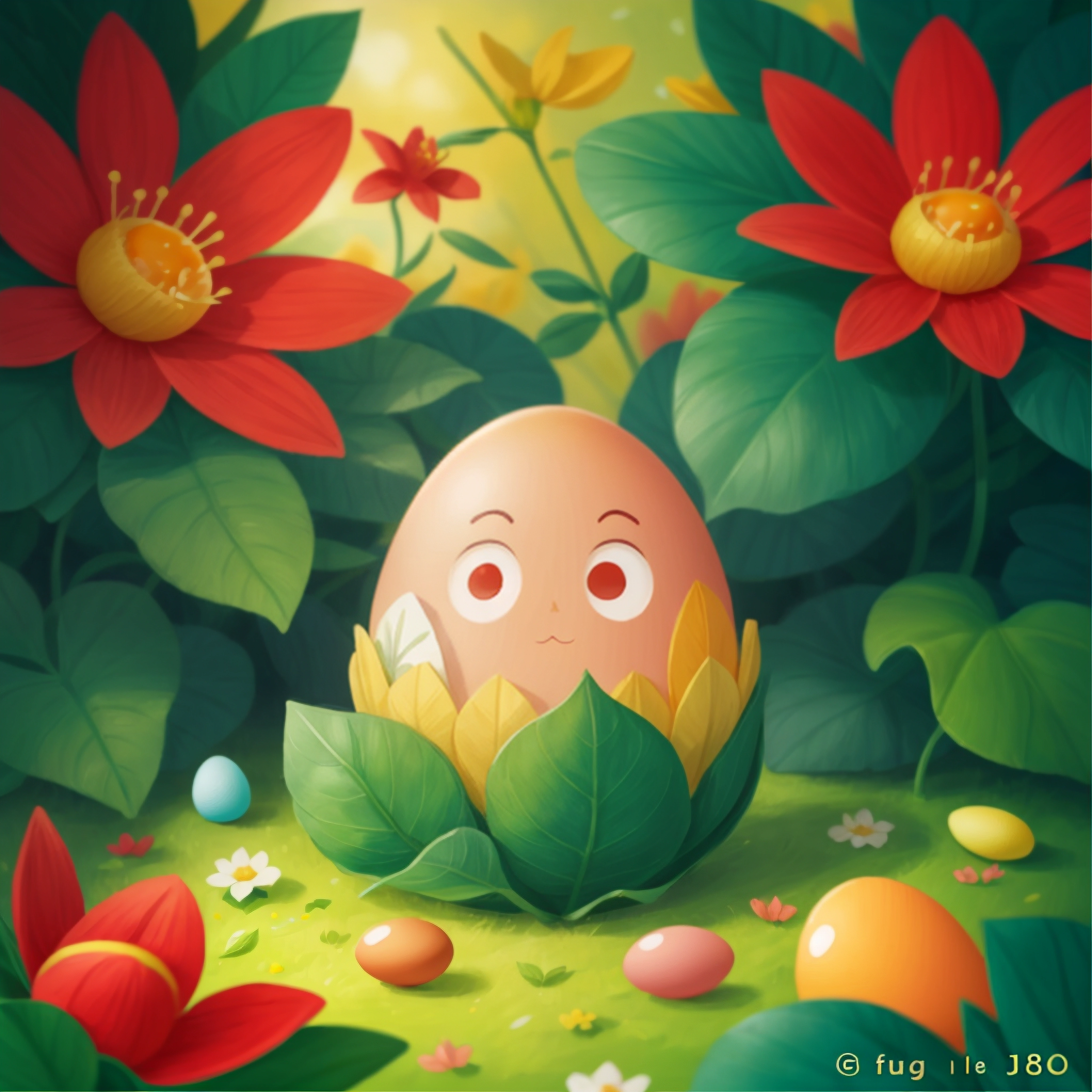 The Egg's Journey into a Butterfly